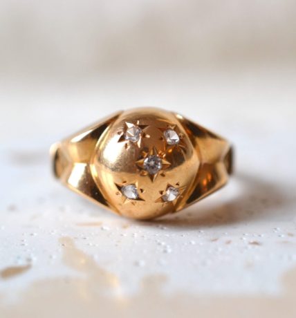 bague dome et etoiles