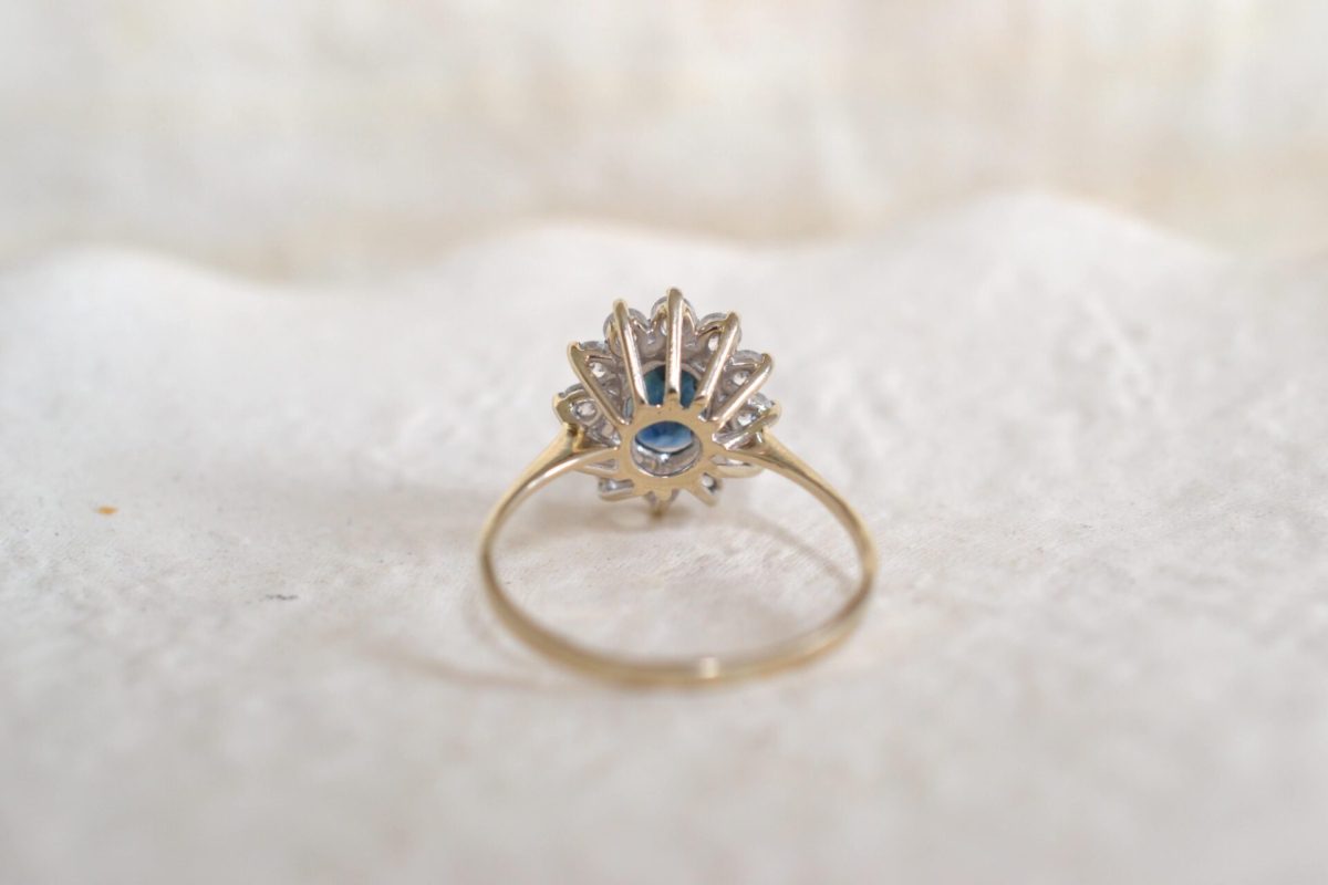 bague fiancailles marguerite saphir