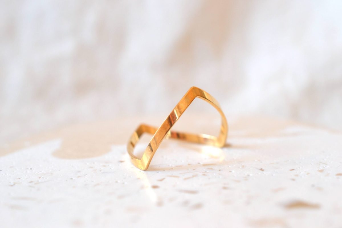 bague forme V