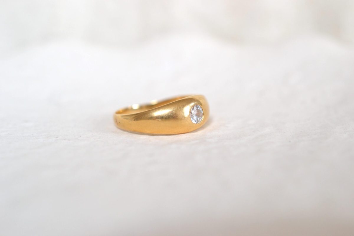 bague jonc or 18 carats
