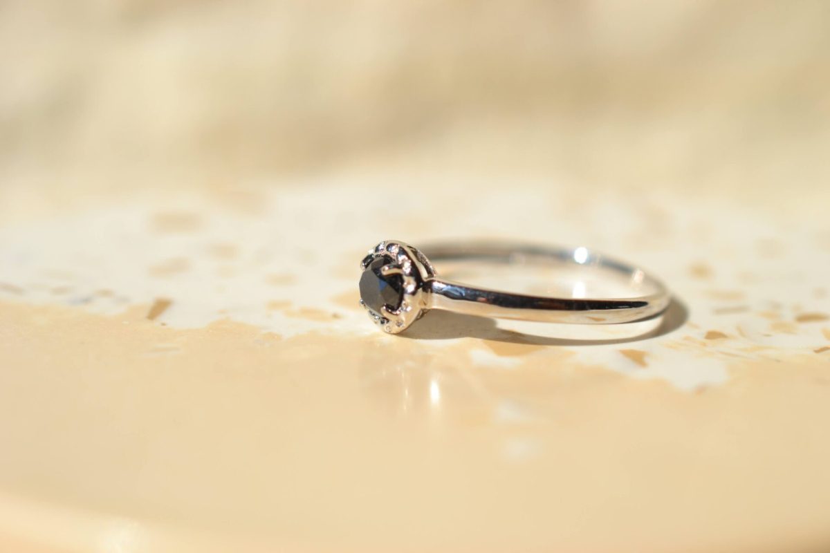 bague moissanite solitaire