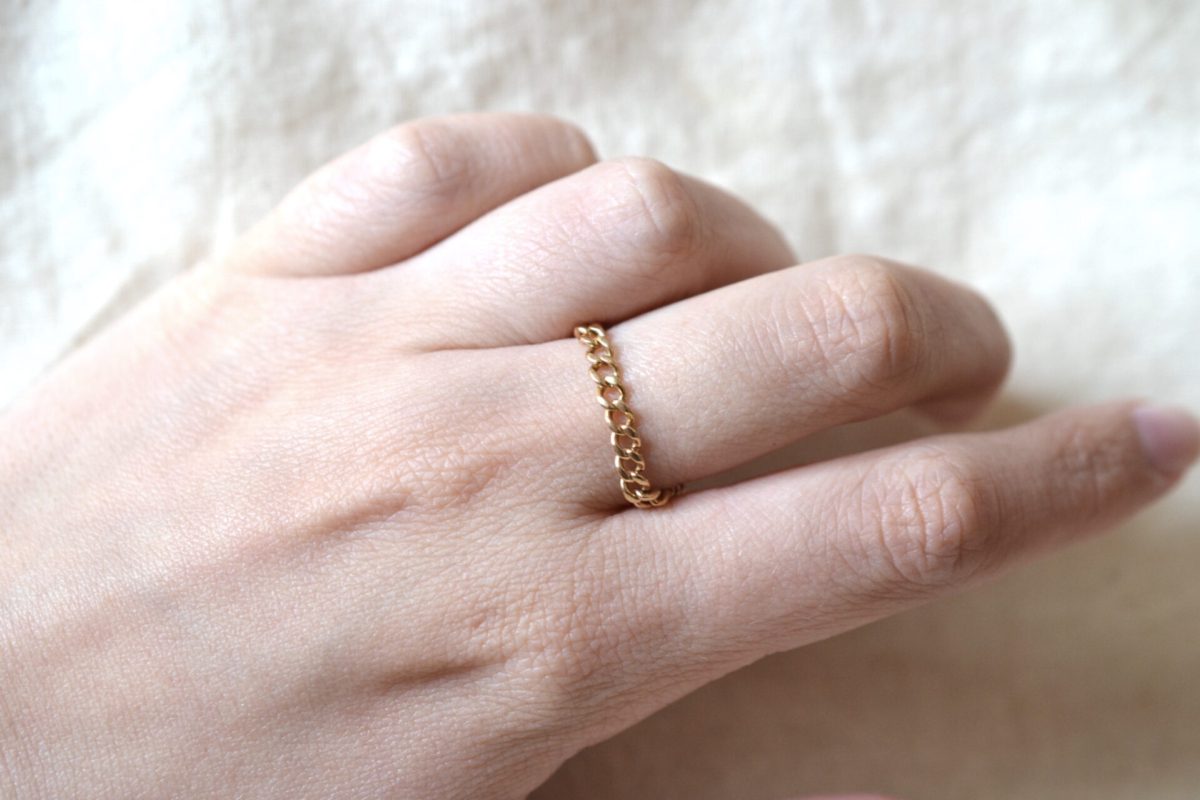 idée bague chaine