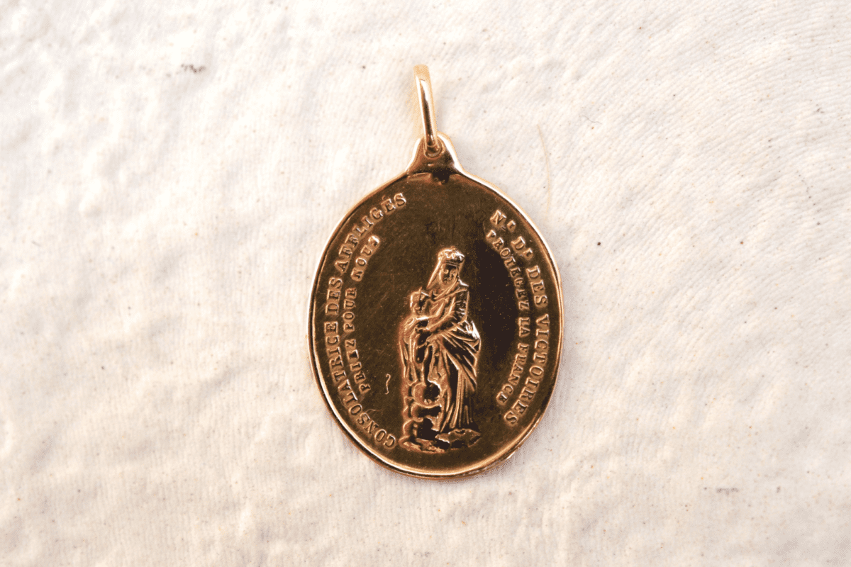 medaille religieuse vierge marie