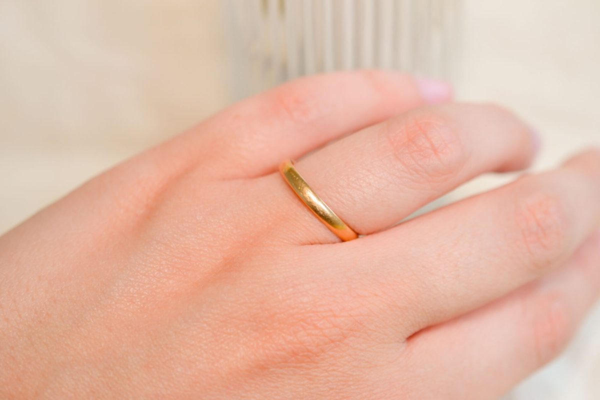 Alliance Vintage en Or jaune 18 carats
