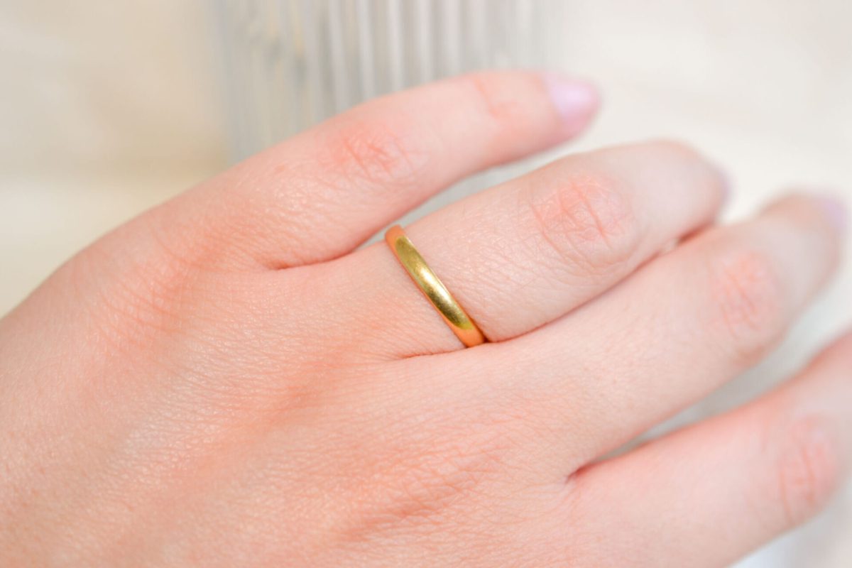 Alliance Vintage en Or jaune 18 carats