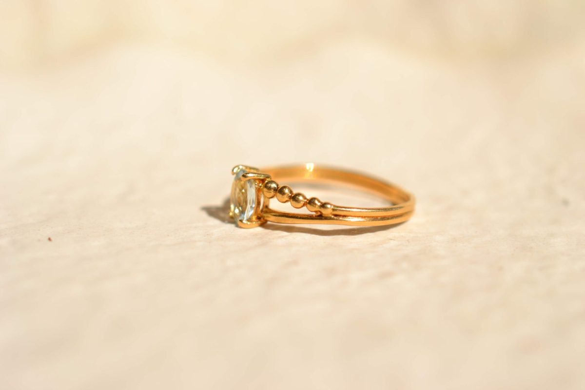 bague aigue marine