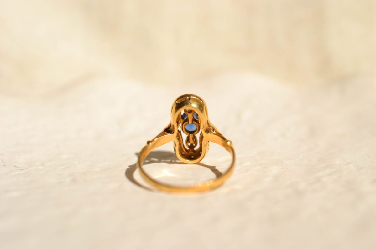 bague orientale or 18K