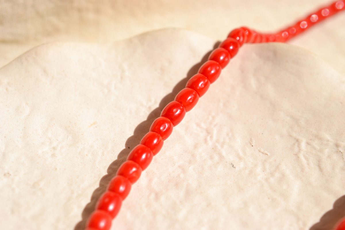Collier ancien perles de Corail en Or jaune 18 carats