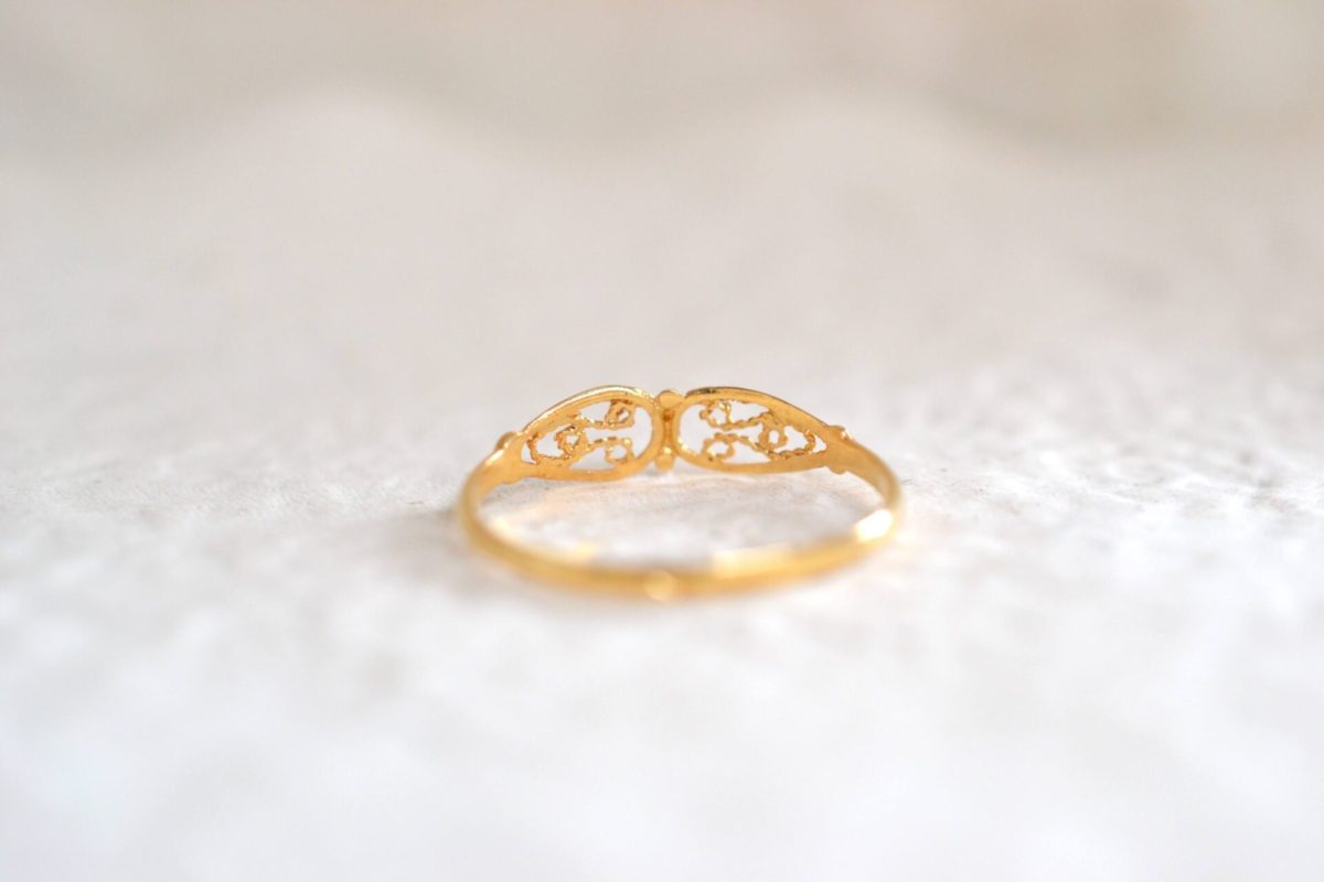bague ancienne filigranes