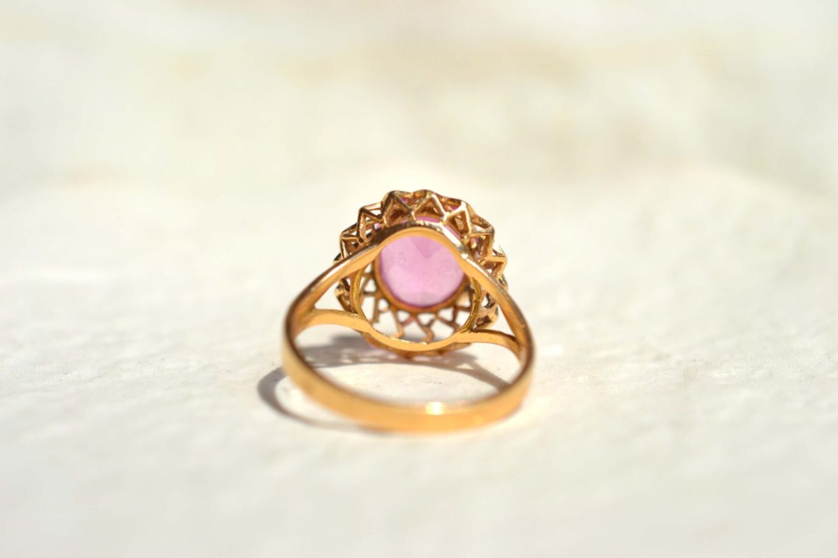 bague gros rubis