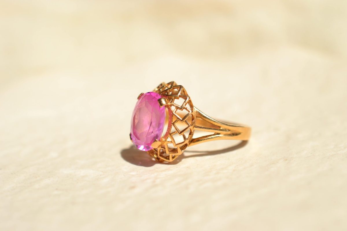 bague rubis vintage