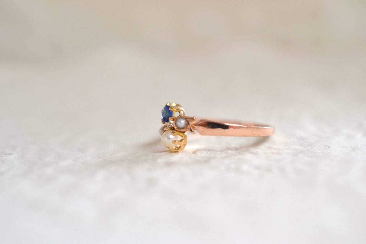 bague toi et moi perles