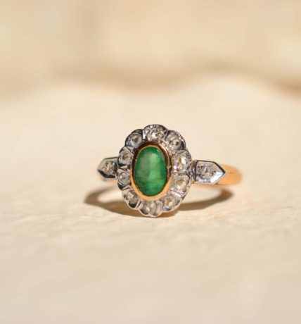 marguerite émeraude diamants