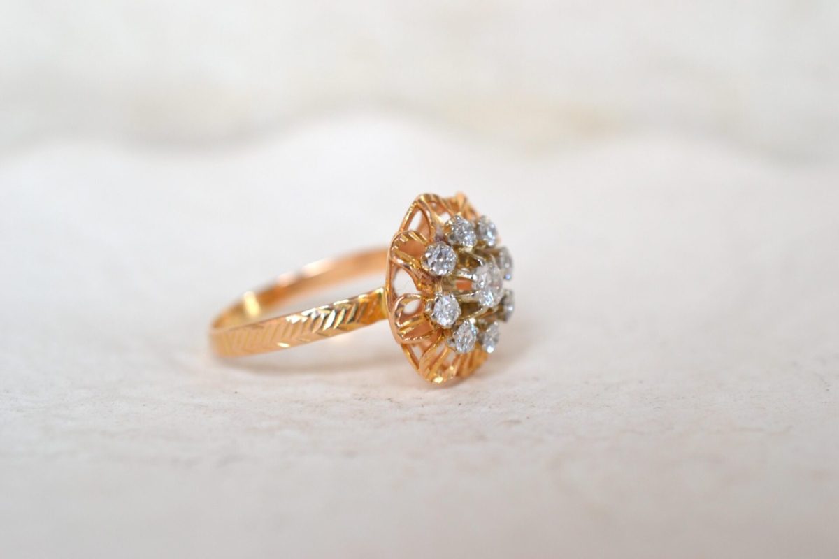 bague ancienne diamants