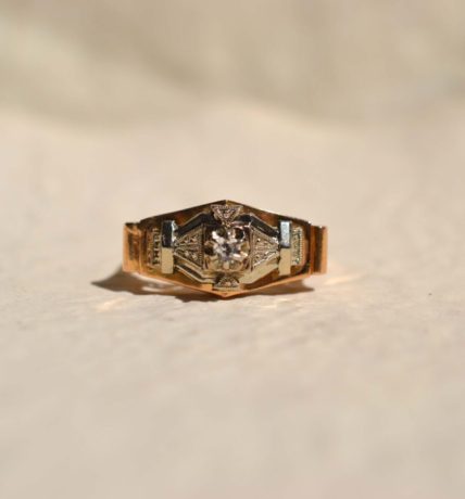 bague art deco vintage