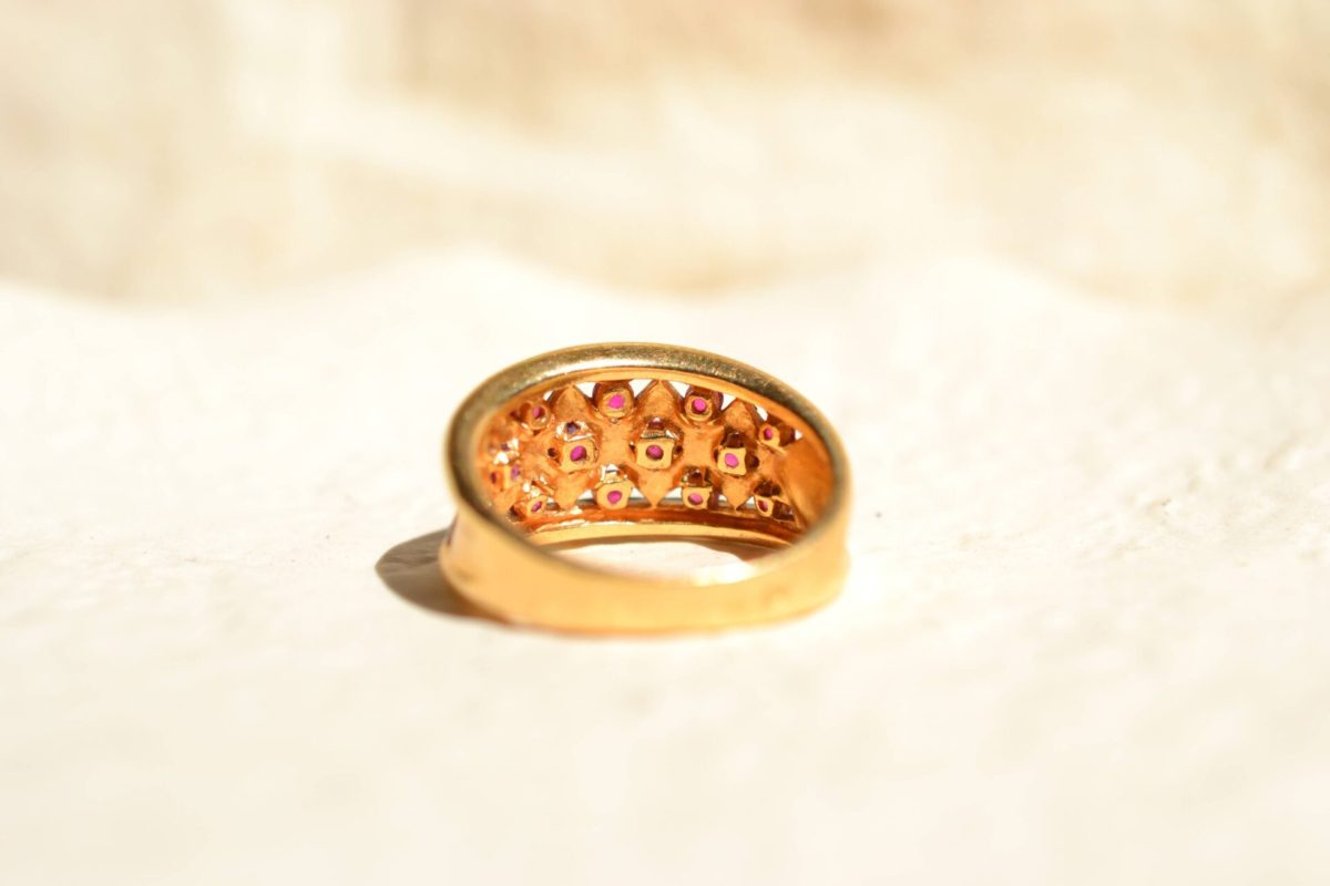 bague bandeau vintage