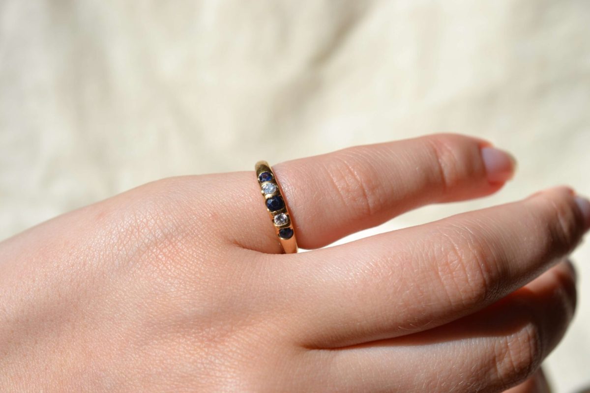 bague jarretière ancienne