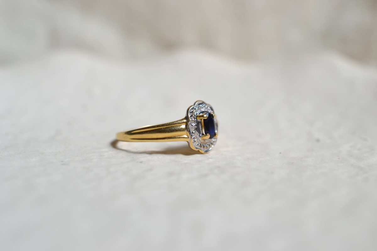 bague marguerite vintage