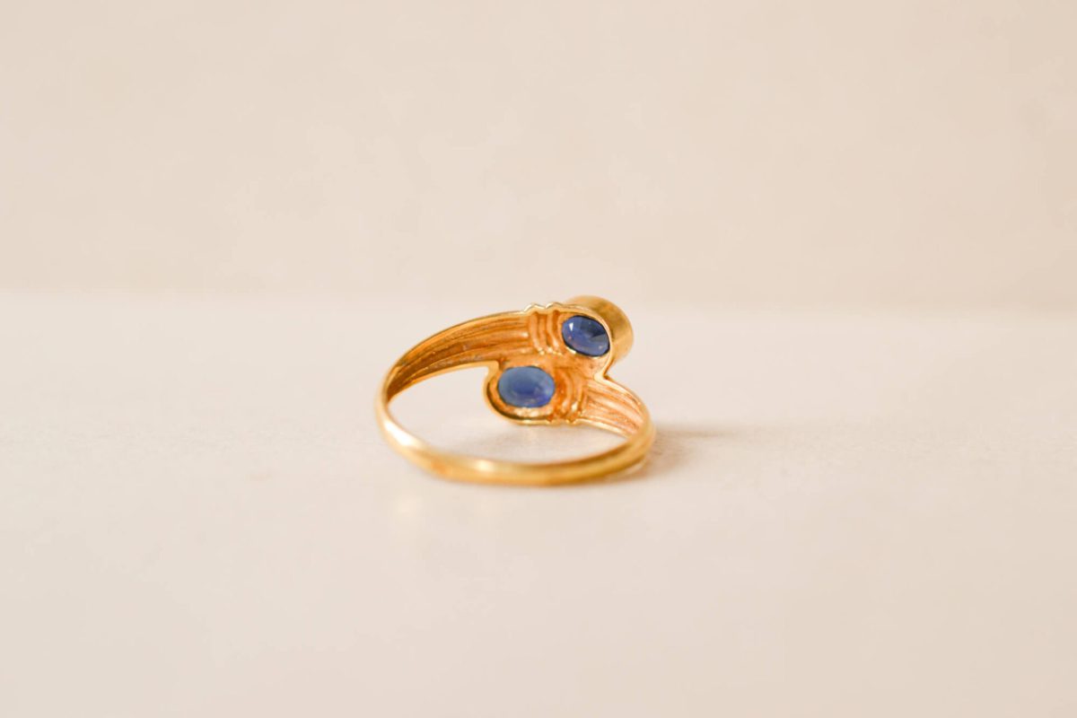 Bague Toi et Moi Vintage