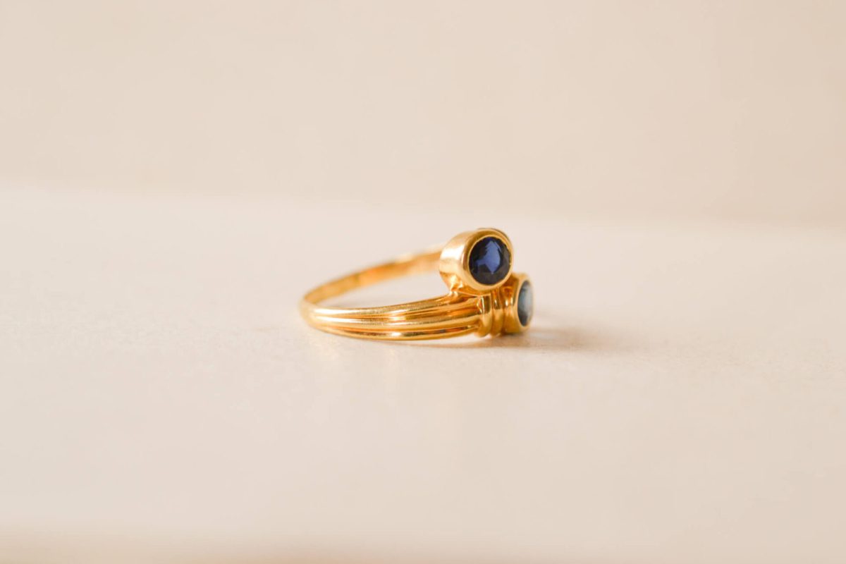 Bague Toi et Moi ancienne