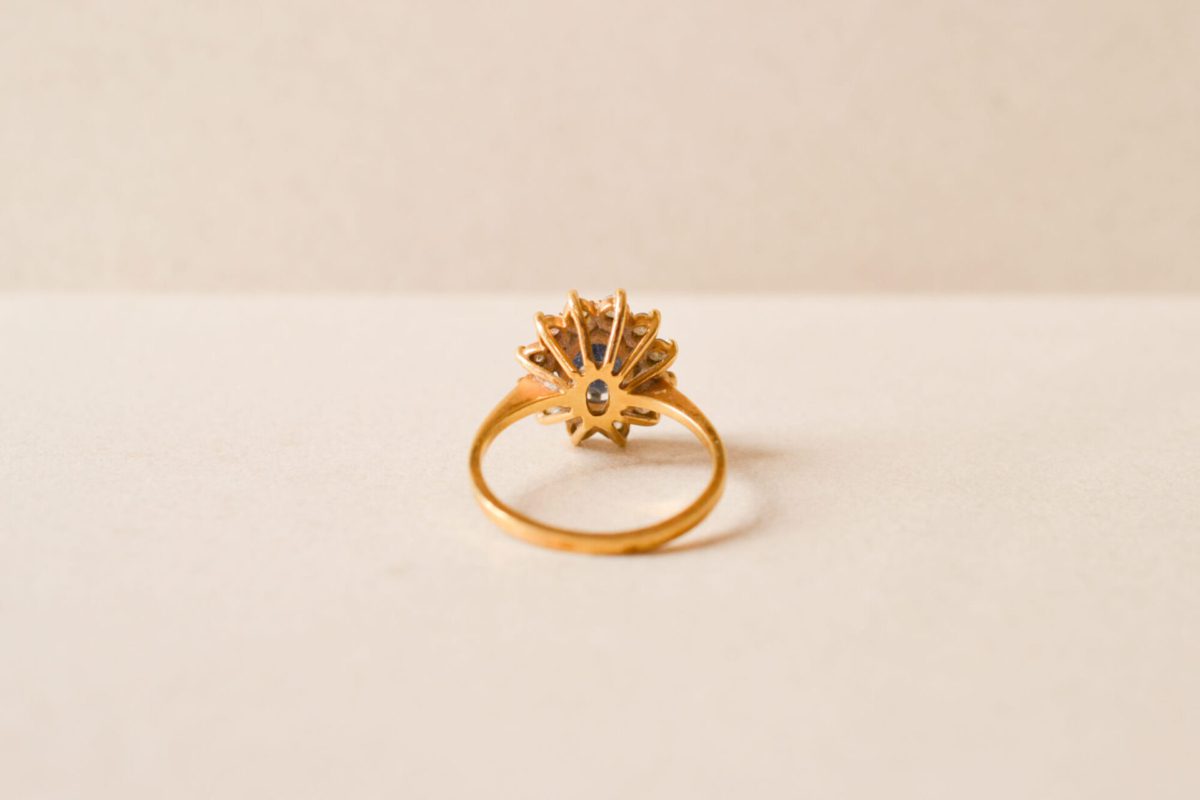 Bague Vintage en Or jaune 18 carats
