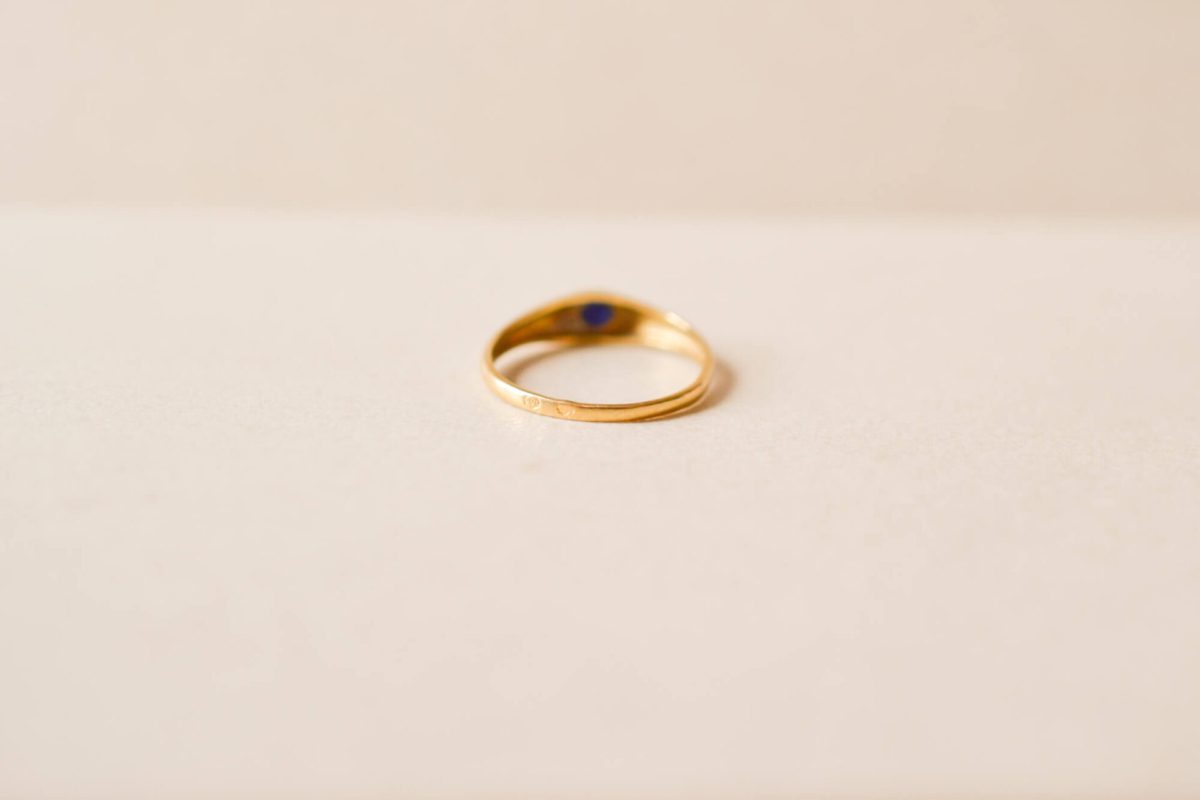 Bague en or saphir