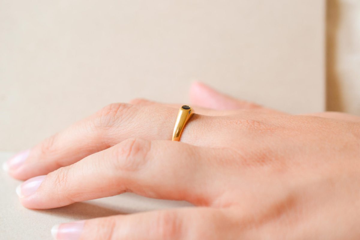 Bague saphir bleu