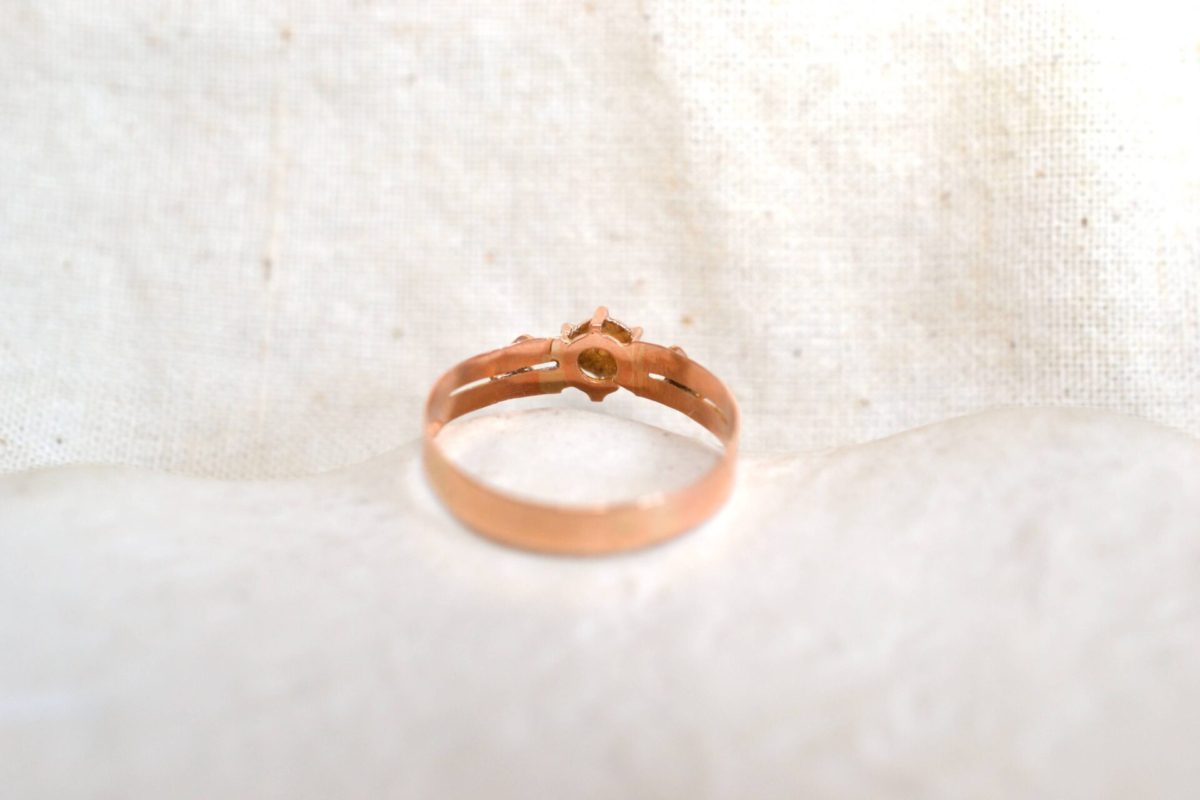 bague soleil perle