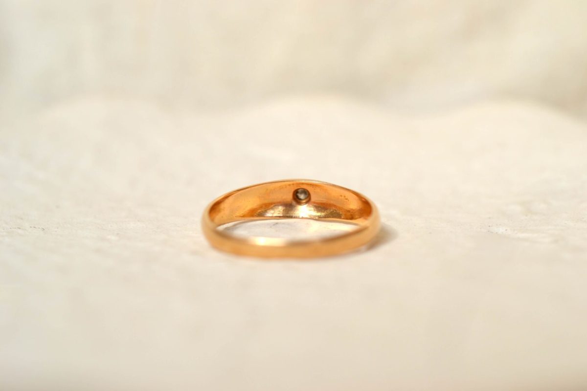 jonc ancienne diamant
