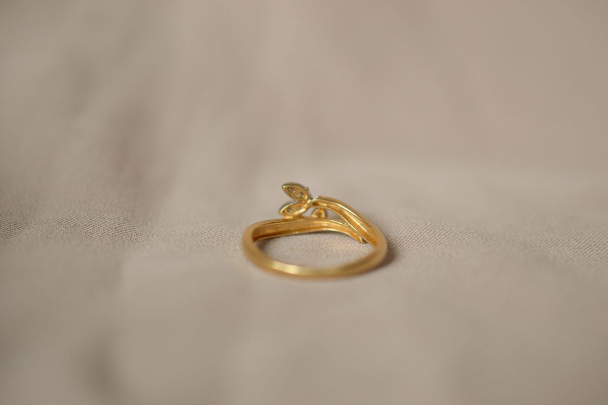 Bague Art Nouveau Or Jaune et Diamants