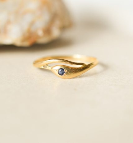 Bague serpent Saphir