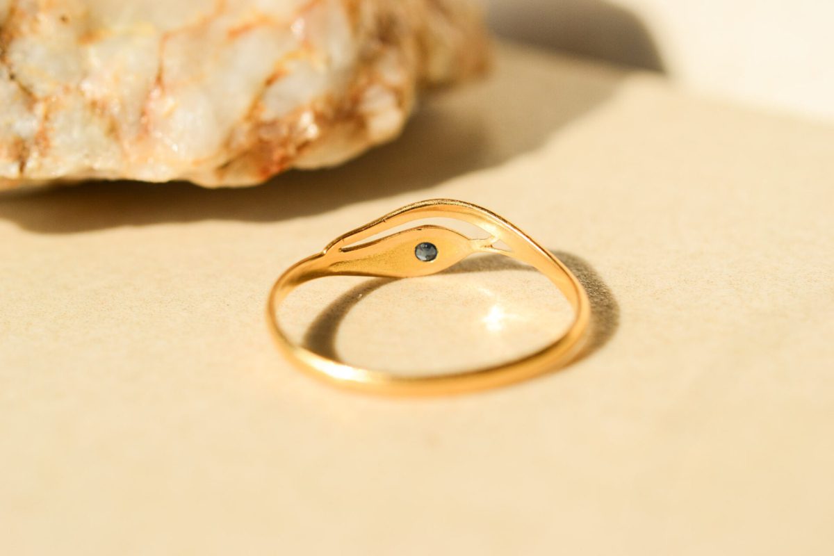 Bague serpent Saphir