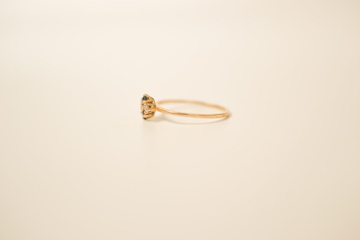 Bague Quatuor Saphirs et Diamants