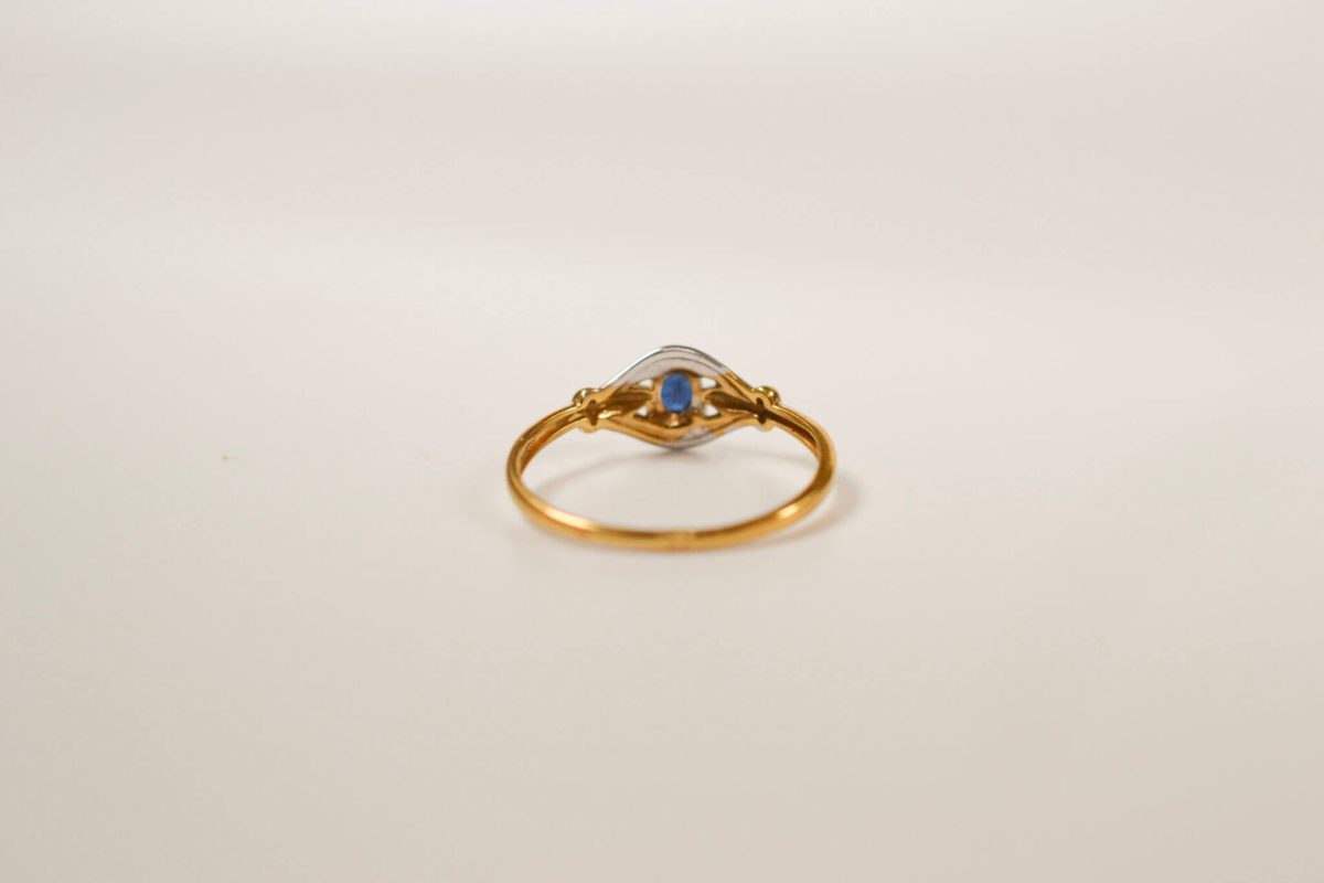 Bague losange Saphir 2 Ors