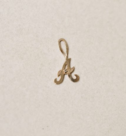 Pendentif A en Or jaune