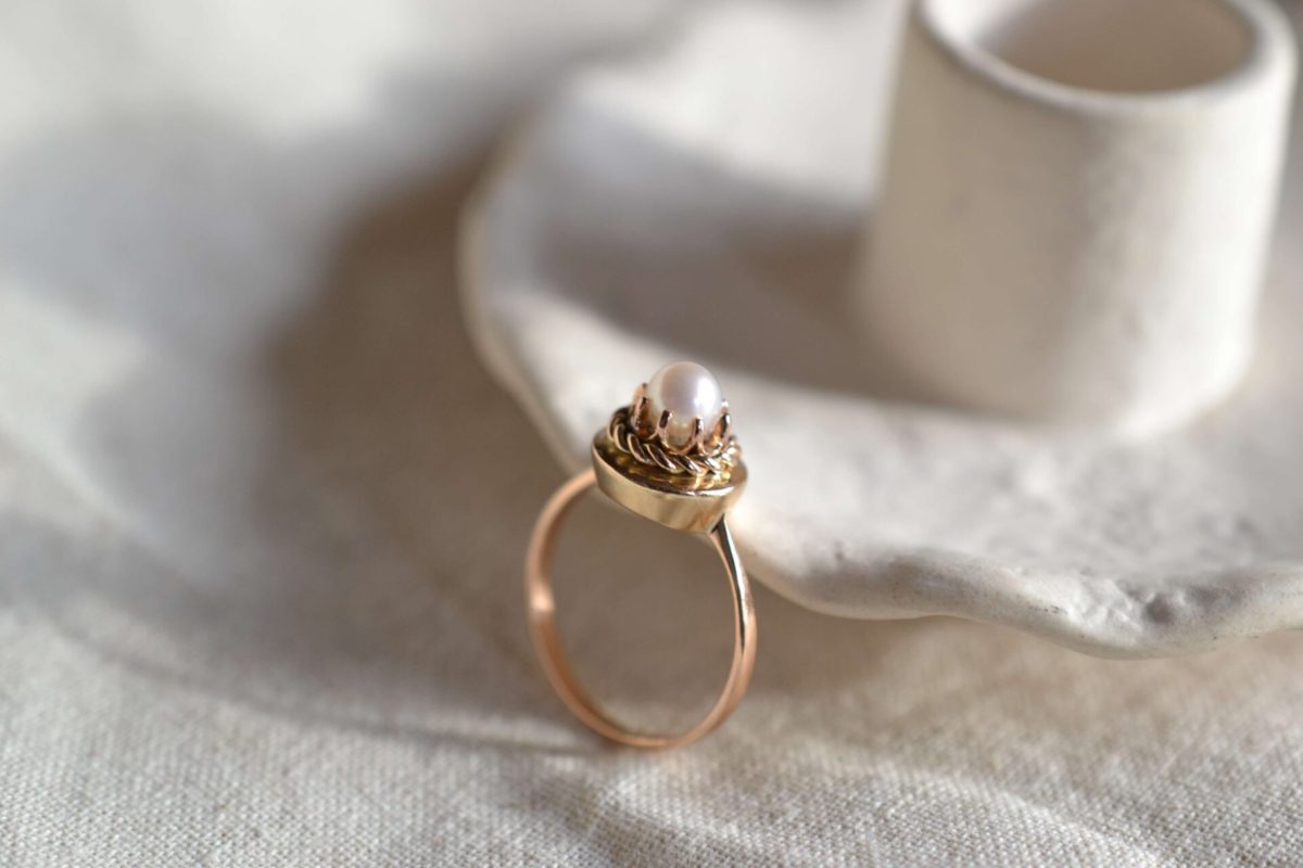 bague vintage Or jaune durable