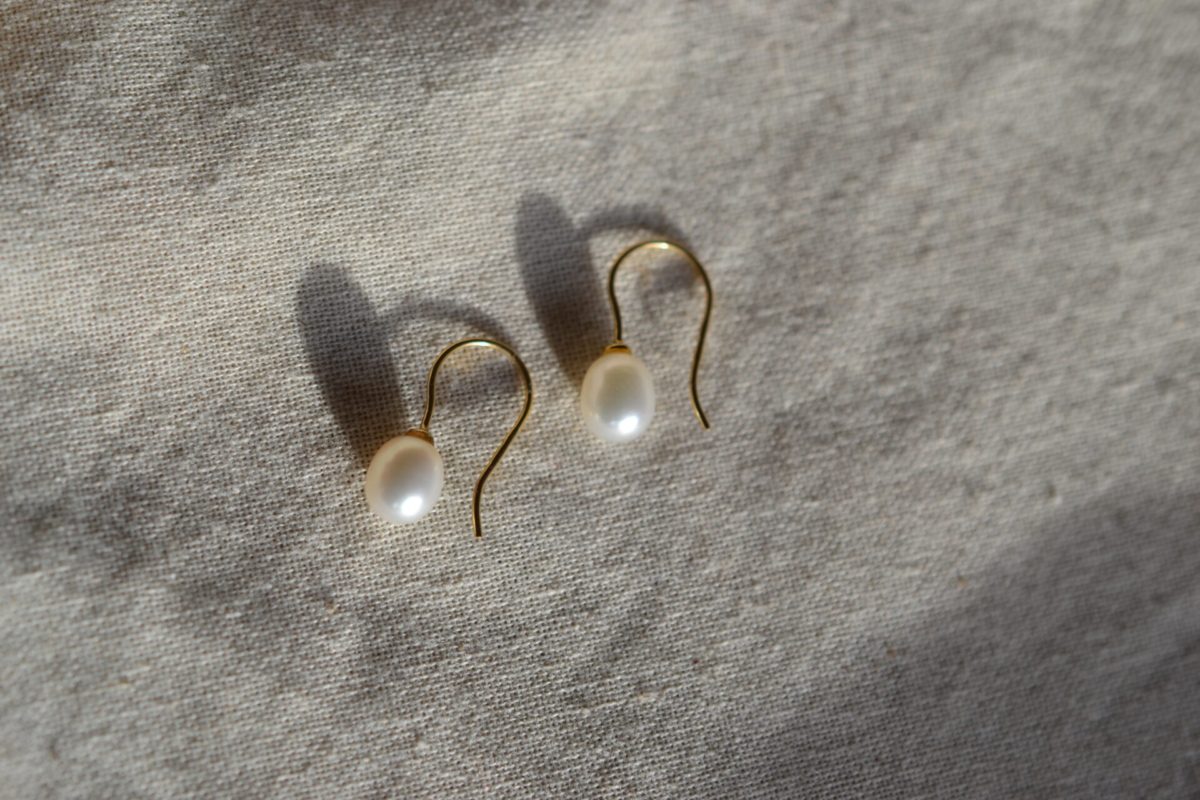 boucles d'oreilles pendantes Vintage en Or jaune