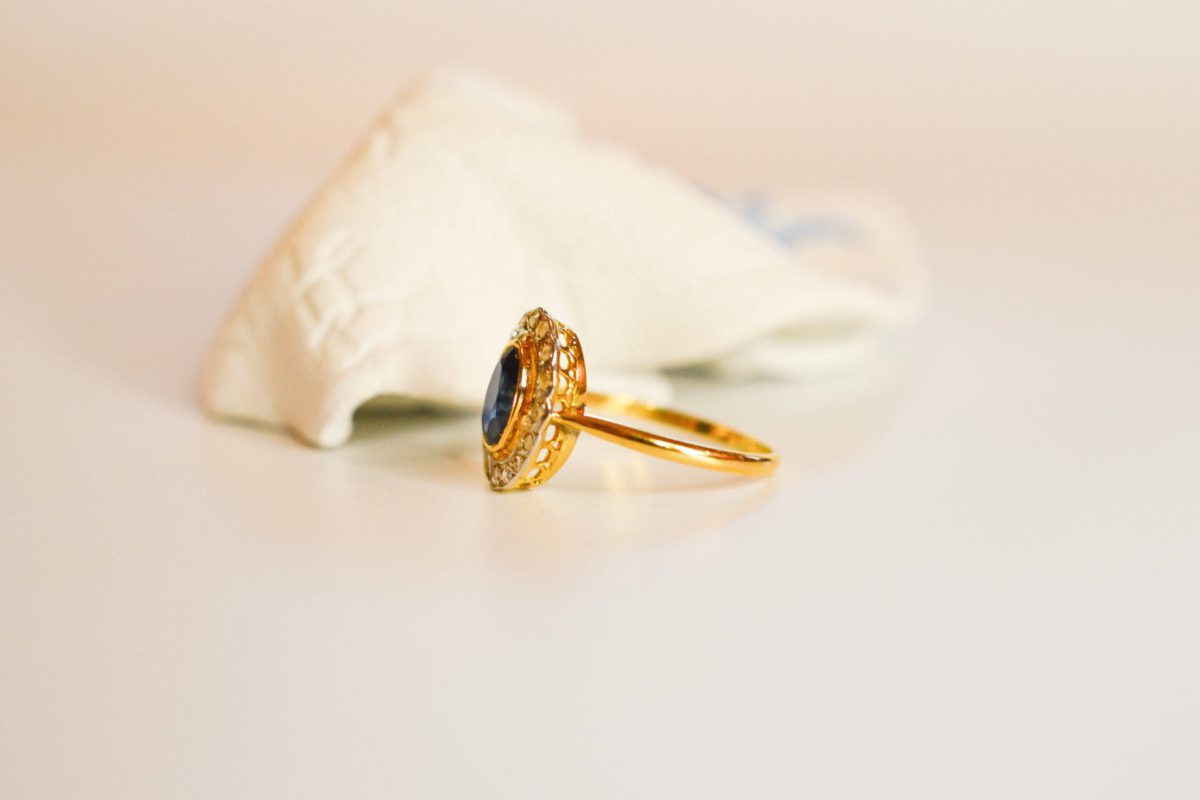 Bague Marguerite Saphir