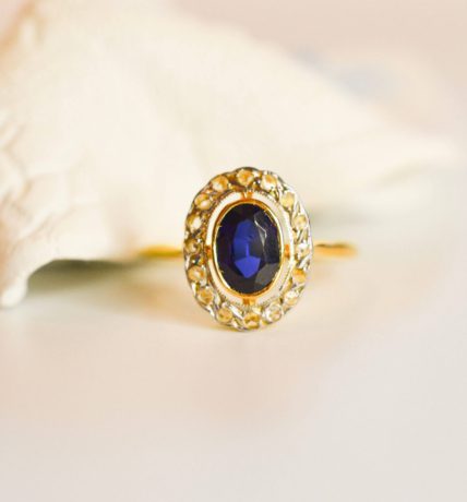 Bague Marguerite Saphir
